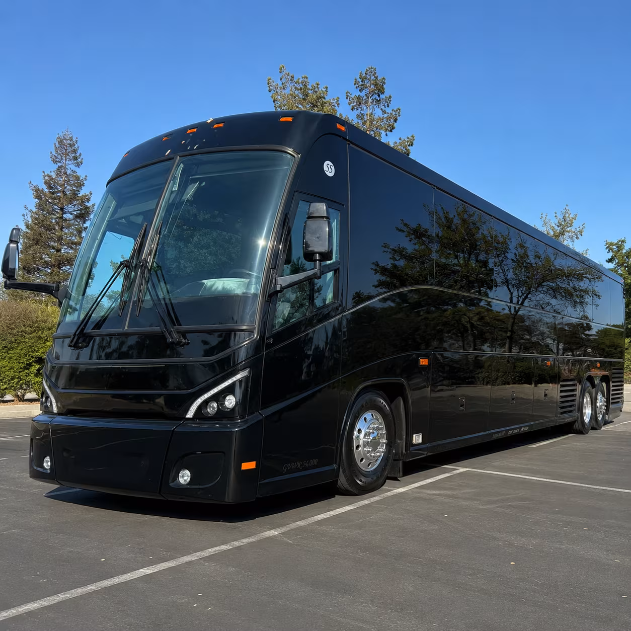 pittsburgh charter bus services exterior