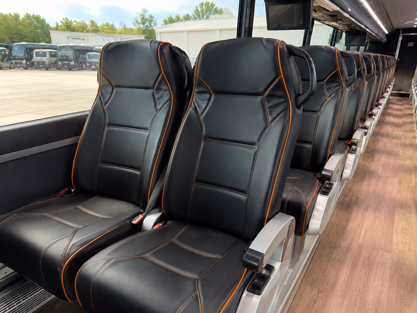 pittsburgh construction and film crew shuttle buses