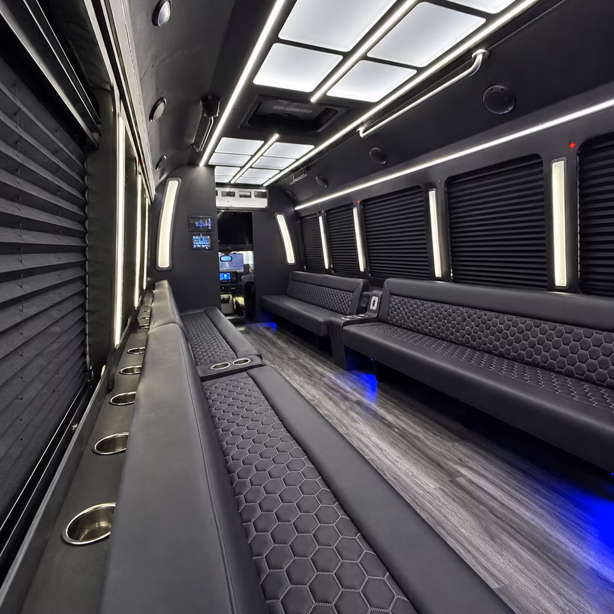 sports fan party buses for tailgates rodeos and indoor football